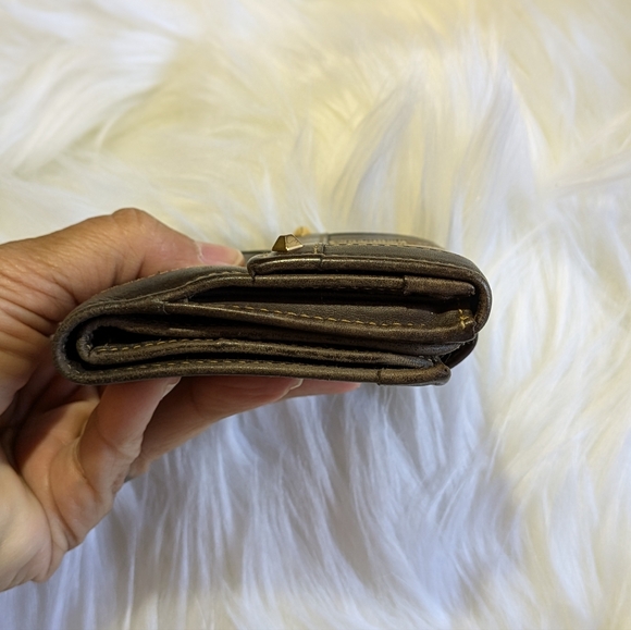 Gucci leather and GG monogrammed canvas compact wallet - Picture 7 of 9